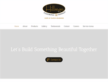 Tablet Screenshot of hillmanflooring.com